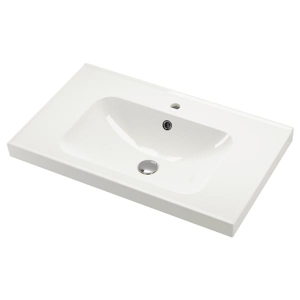 Ikea ORRSJÖN - Washbasin, white, 82x49 cm