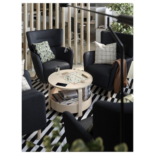 Ikea OSKARSHAMN - Armchair, Gunnared black-grey ,