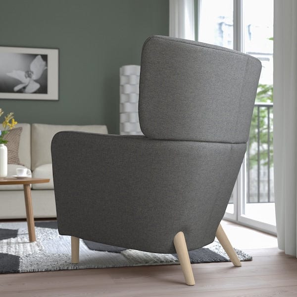Ikea OSKARSHAMN - Armchair, Tibbleby beige/grey ,