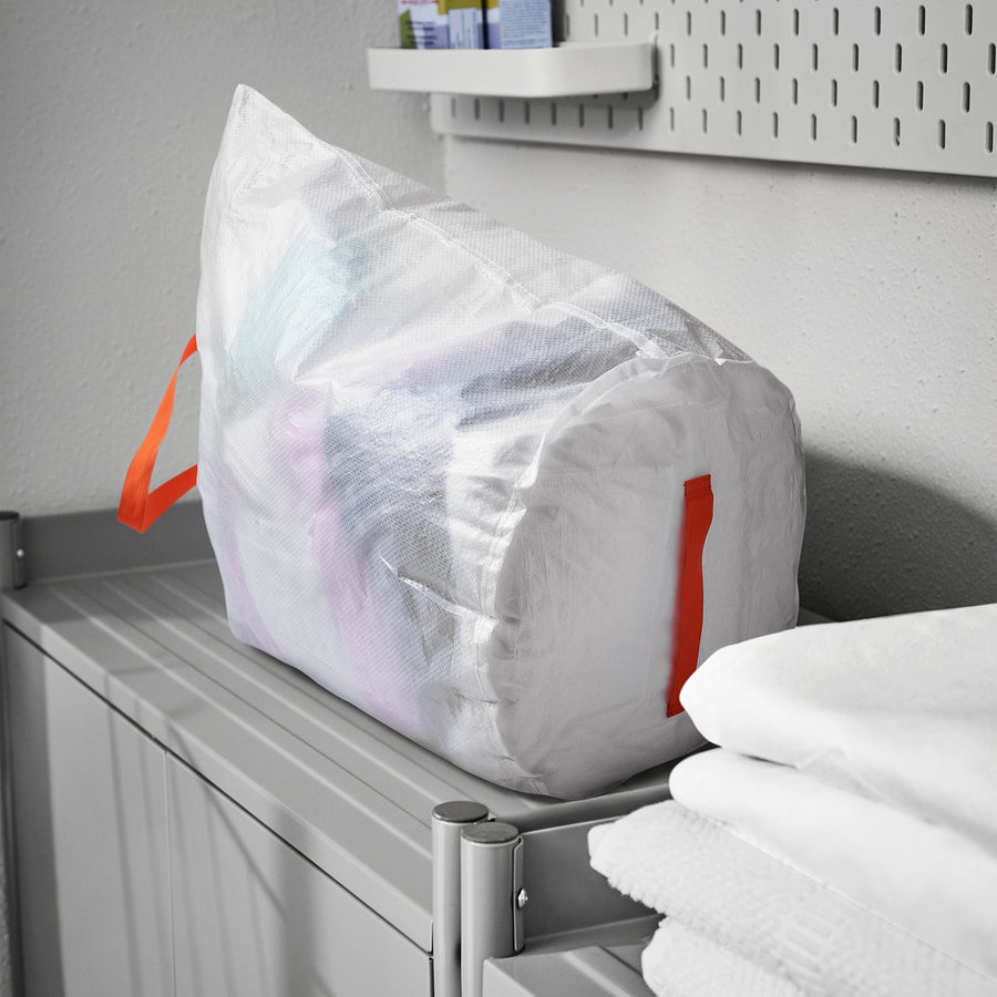 PÄRKLA laundry bag, white, 70 l