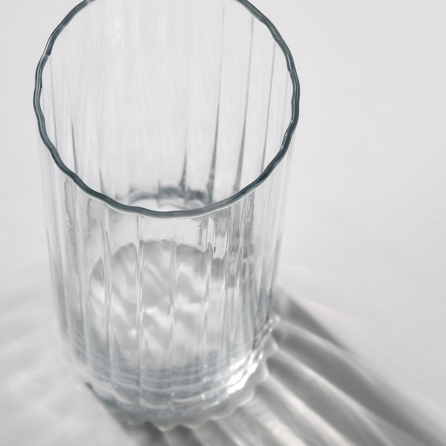 PÄRLGLADA vase, clear glass, 24 cm