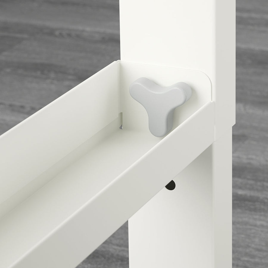PÅHL desk, height adjustable white, 96x58 cm