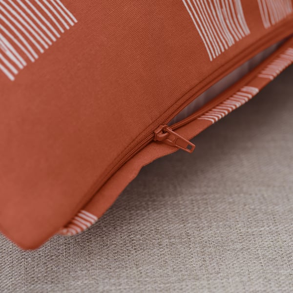 PALPLJUNGMAL cushion cover, orange, 50x50 cm