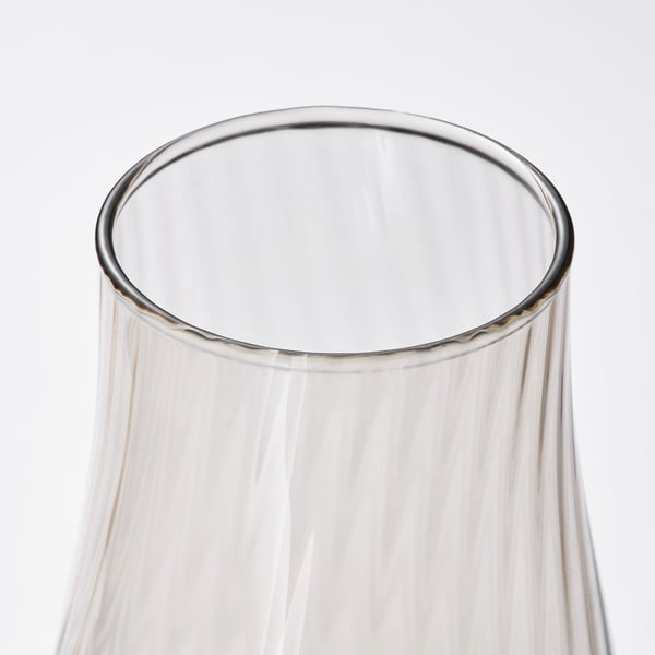 PÅSKÖTRÄD vase, glass/light brown, 13.5 cm