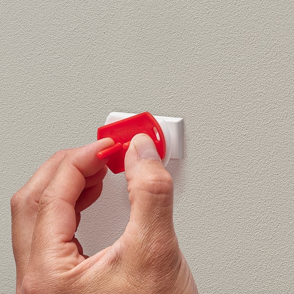 PATRULL safety plug, white, 4.0 cm, 12 pack