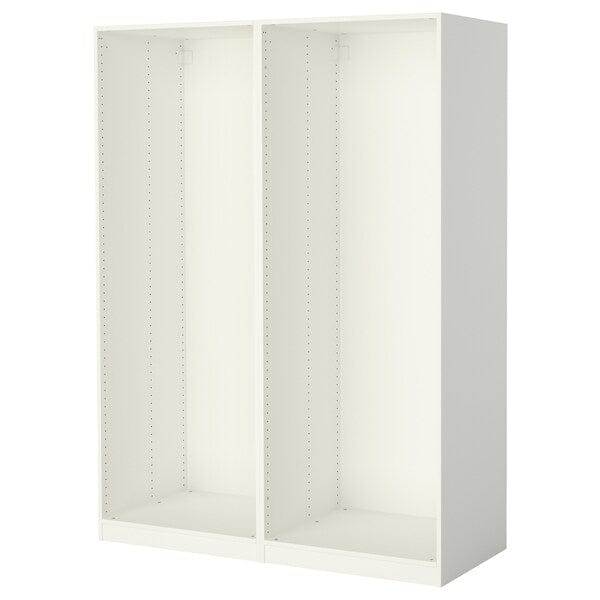 Ikea PAX - 2 wardrobe frames, white,150x58x201 cm