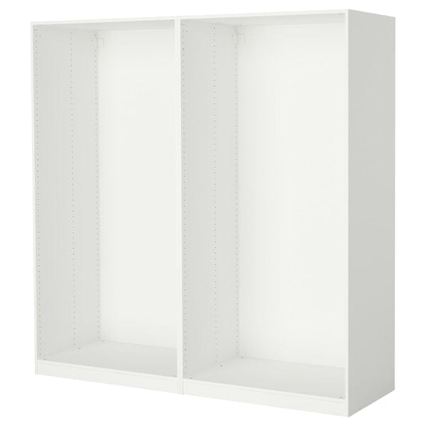 Ikea PAX - 2 wardrobe frames, white,200x58x201 cm
