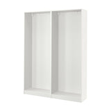 PAX 2 wardrobe frames, white, 150x35x201 cm