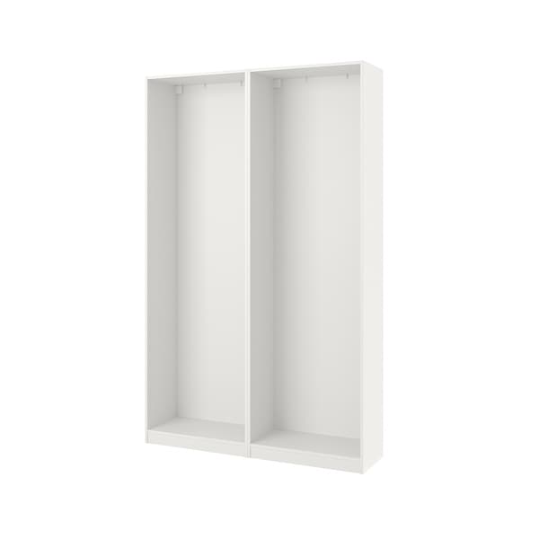 Ikea PAX - 2 wardrobe frames, white,150x35x236 cm