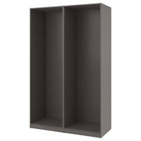 PAX 2 wardrobe frames, dark grey, 150x58x236 cm