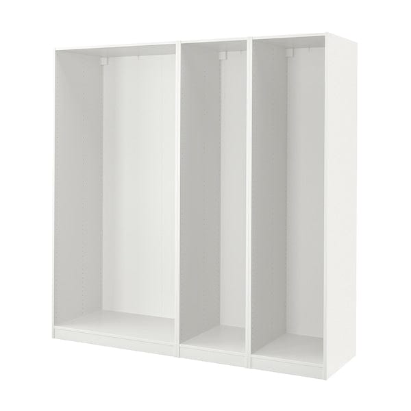 Ikea PAX - 3 wardrobe frames, white,200x58x201 cm