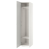 PAX / ÅHEIM wardrobe combination, white/mirror glass, 50x60x236 cm