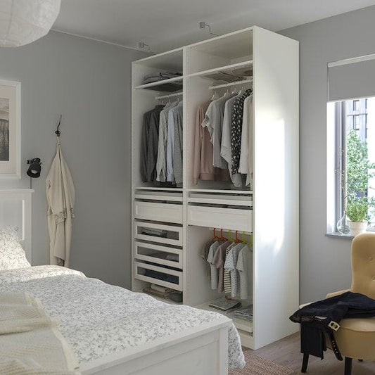Ikea PAX - Wardrobe combination, white,150x58x236 cm