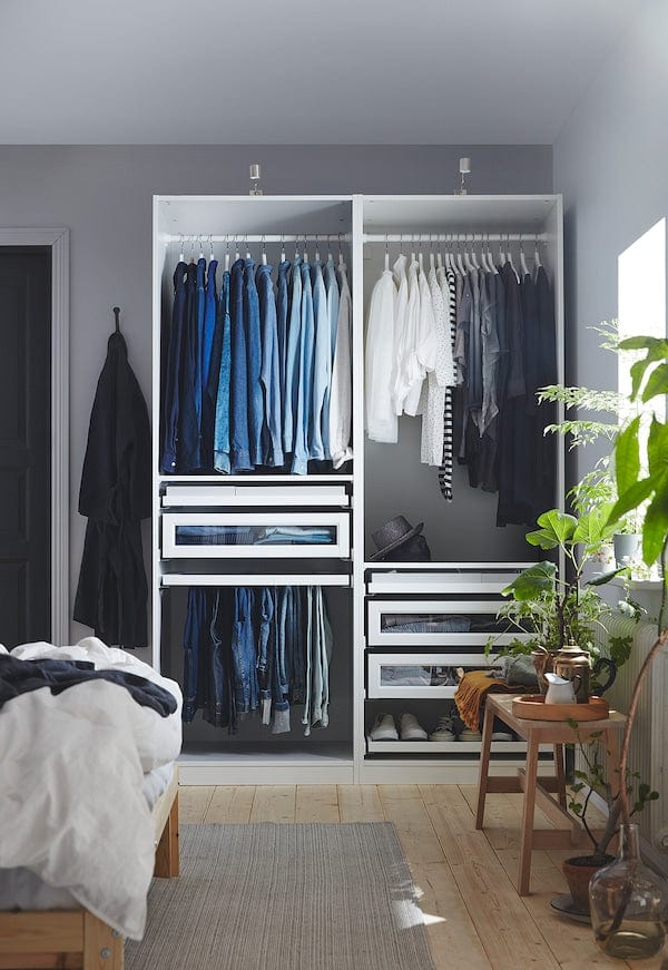 Ikea PAX - Wardrobe combination, white,150x58x201 cm