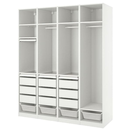 Ikea PAX - Wardrobe combination, white,200x58x236 cm