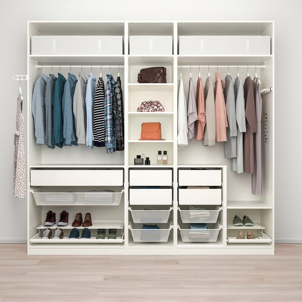 PAX wardrobe combination, 250x58x236 cm
