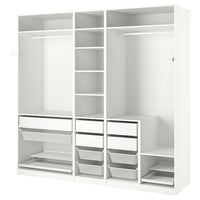 PAX wardrobe combination, 250x58x236 cm