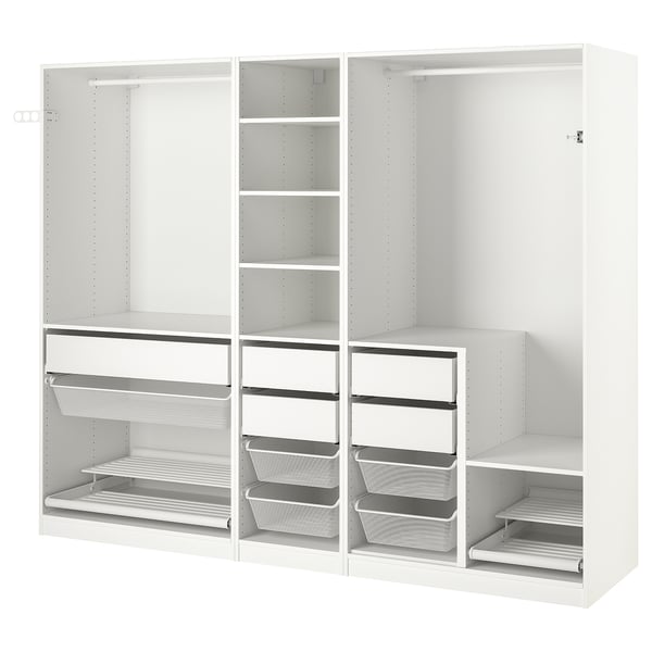 PAX wardrobe combination, 250x58x201 cm