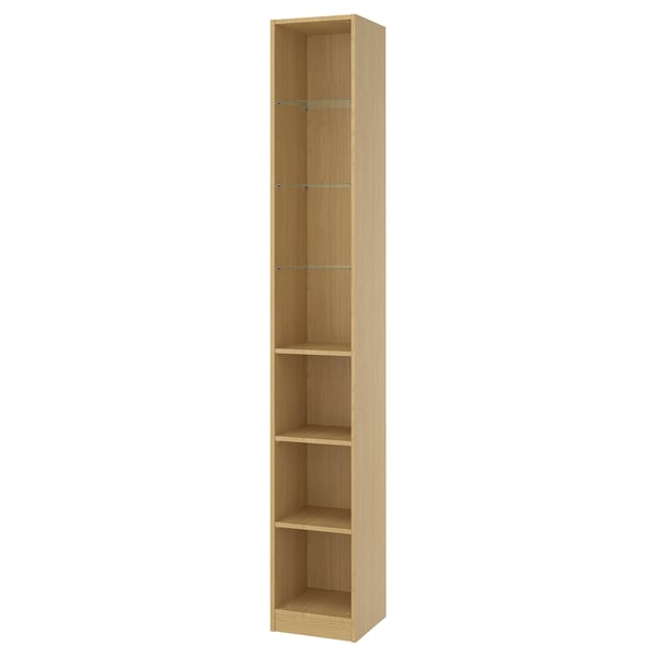 PAX add-on mid-unit, oak effect, 35x35x236 cm