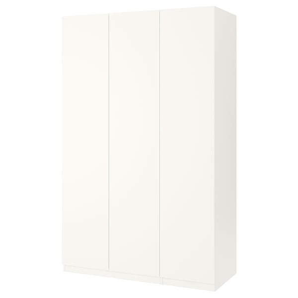 PAX / FORSAND wardrobe combination, white/white, 150x60x236 cm