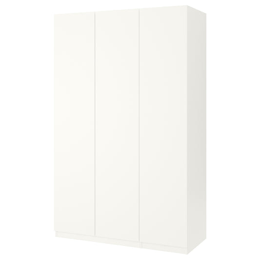 PAX / FORSAND wardrobe combination, white/white, 150x60x236 cm