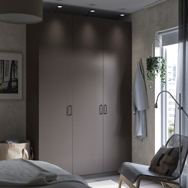 Ikea PAX / FORSAND - Wardrobe combination, dark grey/dark grey,150x60x236 cm