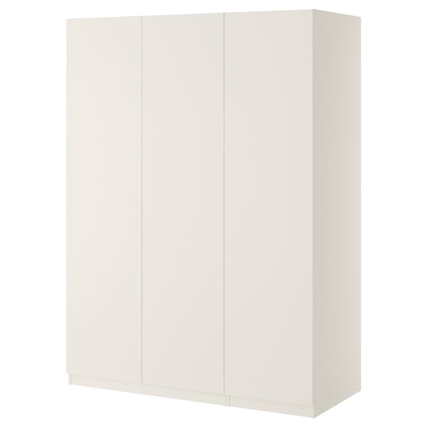 PAX / FORSAND wardrobe, white/white, 150x60x201 cm