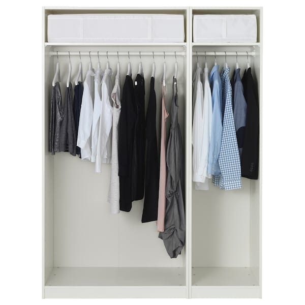 Ikea PAX / FORSAND - Wardrobe, white/white,150x60x201 cm