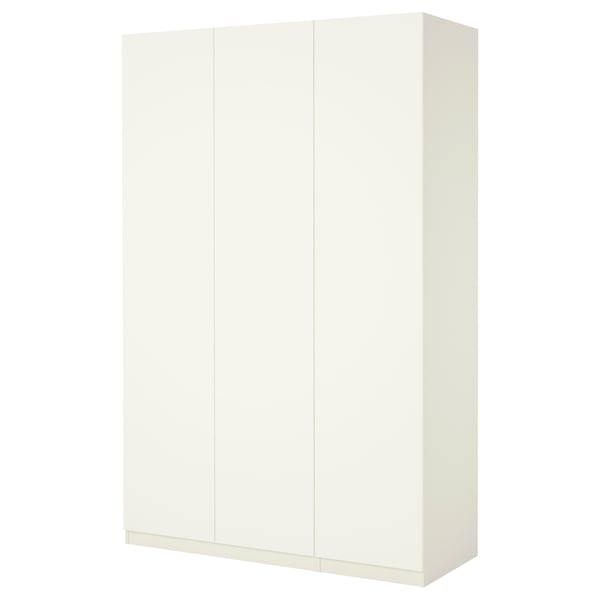 PAX / FORSAND wardrobe, white/white, 150x60x236 cm