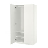 PAX / FORSAND wardrobe, white/white, 100x60x201 cm