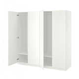 PAX / FORSAND wardrobe, white/white, 200x60x201 cm