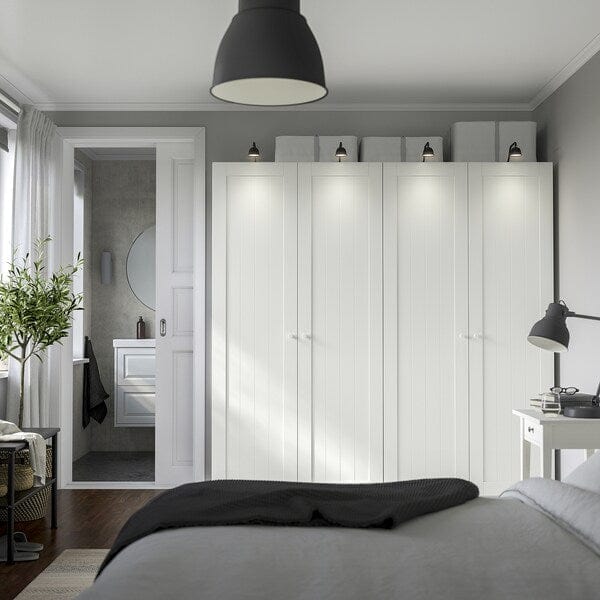 Ikea PAX / GULLABERG - Wardrobe combination, white/white,200x60x201 cm