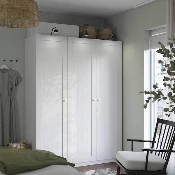Ikea PAX / GULLABERG - Wardrobe combination, white/white,150x60x201 cm