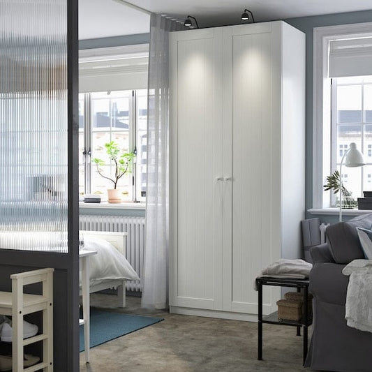 Ikea PAX / GULLABERG - Wardrobe combination, white/white,100x60x236 cm