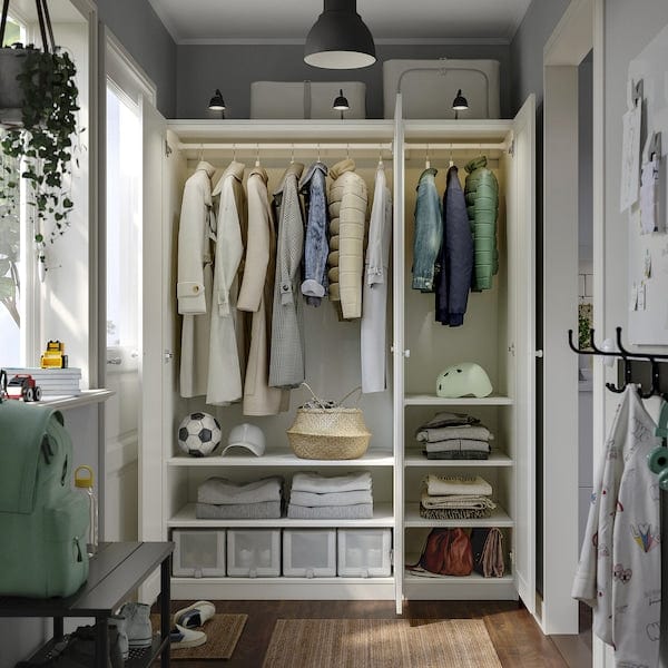 Ikea PAX / GULLABERG - Wardrobe combination, white/white,150x60x201 cm