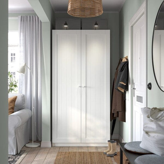 Ikea PAX / GULLABERG - Wardrobe combination, white/white,100x60x201 cm
