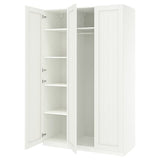 PAX / GULLABERG wardrobe combination, white/white, 150x60x236 cm