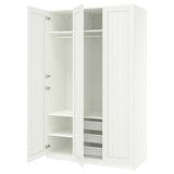 PAX / GULLABERG wardrobe combination, white/white, 150x60x236 cm
