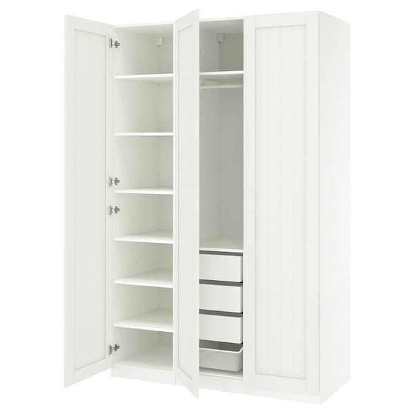 Ikea PAX / GULLABERG - Wardrobe combination, white/white,150x60x236 cm