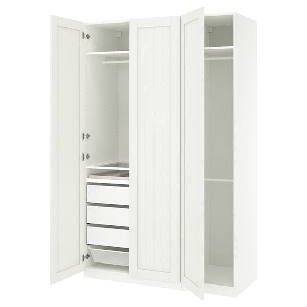 Ikea PAX / GULLABERG - Wardrobe combination, white/white,150x60x236 cm