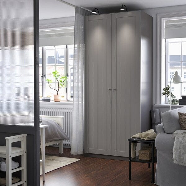 Ikea PAX / GULLABERG - Wardrobe combination, dark gray/grey,100x60x236 cm