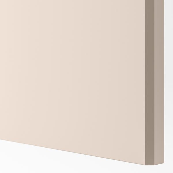 Ikea PAX / REINSVOLL - Wardrobe combination, white/grey-beige,200x60x236 cm