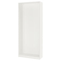 PAX wardrobe frame, white, 100x35x236 cm