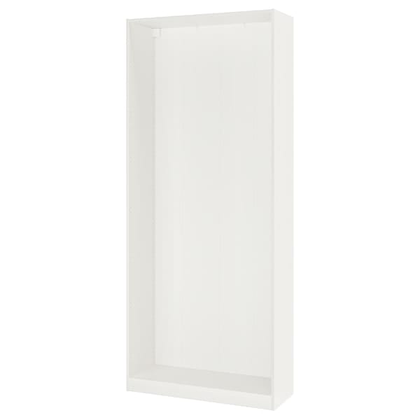 PAX wardrobe frame, white, 100x35x236 cm