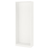 PAX wardrobe frame, white, 75x35x201 cm