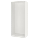 PAX wardrobe frame, white, 100x58x236 cm