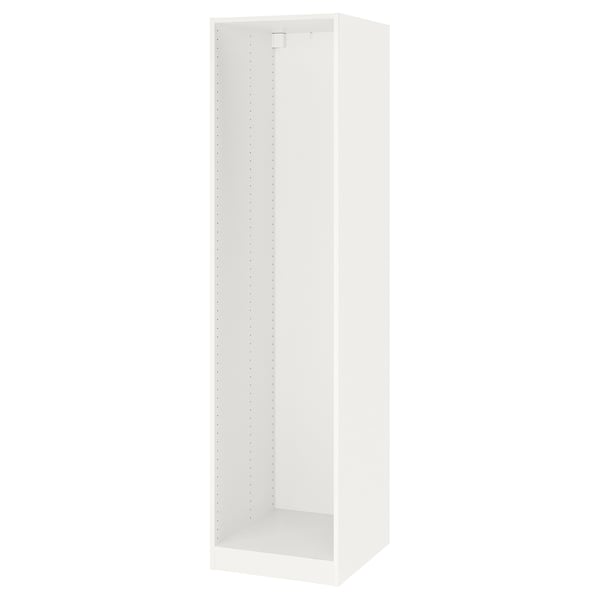 PAX wardrobe frame, white, 50x58x201 cm