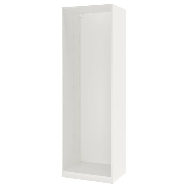 PAX wardrobe frame, white, 75x58x236 cm