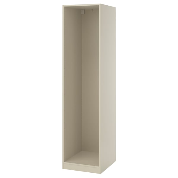 PAX wardrobe frame, grey-beige, 50x58x201 cm