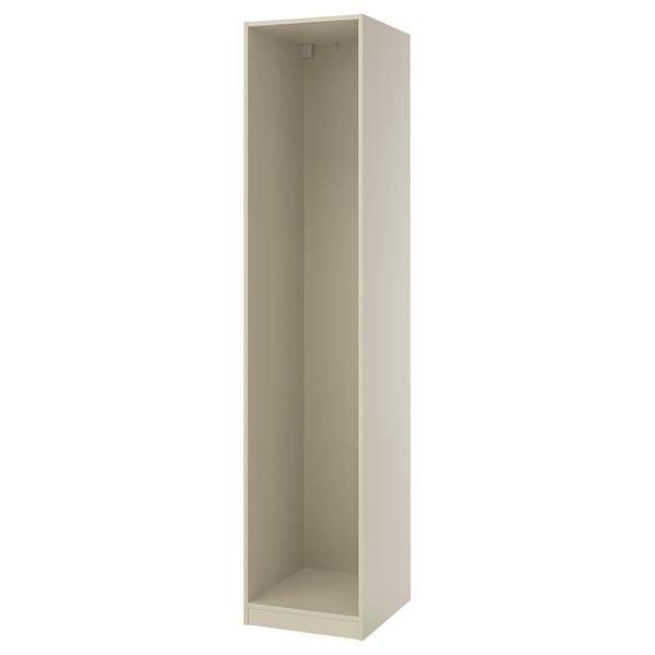 PAX wardrobe frame, grey-beige, 50x58x236 cm
